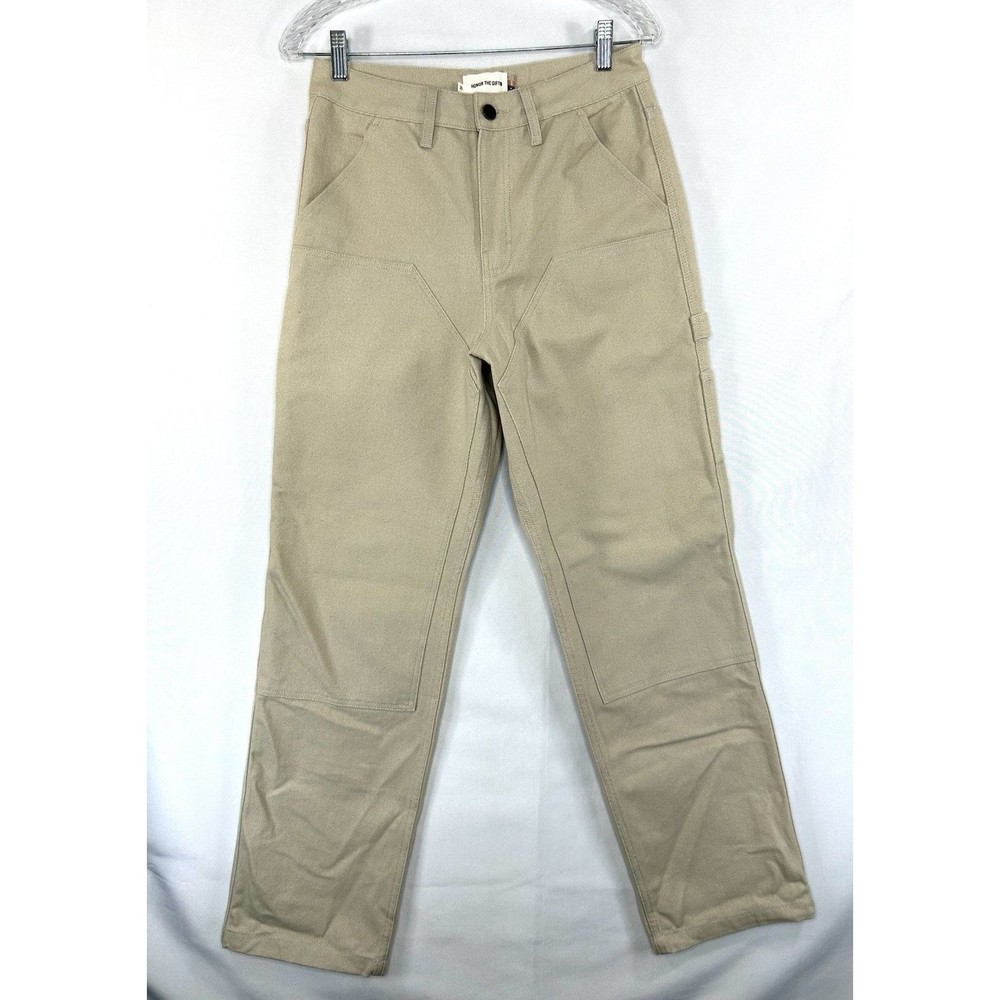Honor The Gift Pants Men's 30x31.5 Double Knee Carpenter Heavy Canvas Tan